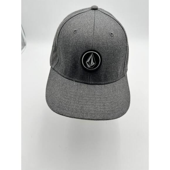 Volcom Quarter Snapback Hat Cap Gray good condition - Picture 3 of 7